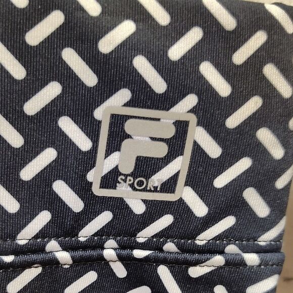 Fila Black and White Mini Bubble Skirt Casual - Picture 2 of 4